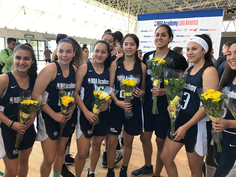 Las mexicanas presentes en el Women’s Camp de NBA Academy