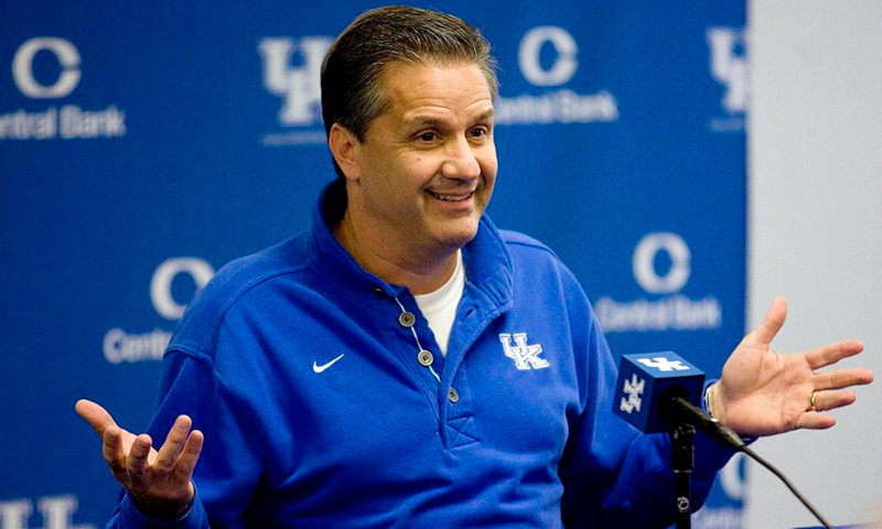 John Calpari y los Wildcats de Kentucky se juran amor eterno