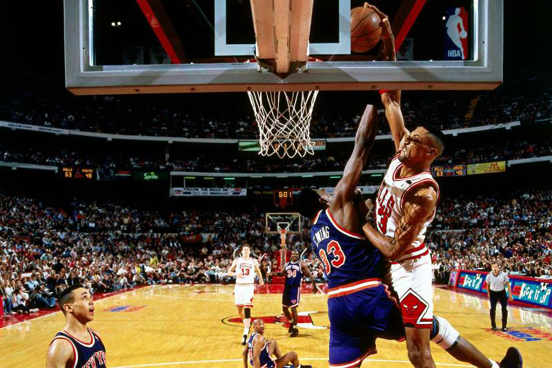 25 años del vuelo de Pippen sobre Ewing