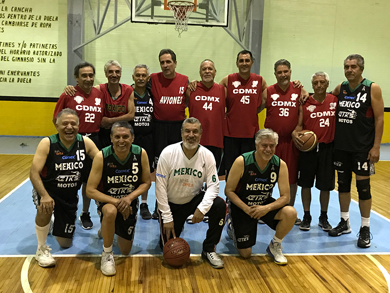 México presente en el Mundial de Maxibasquet