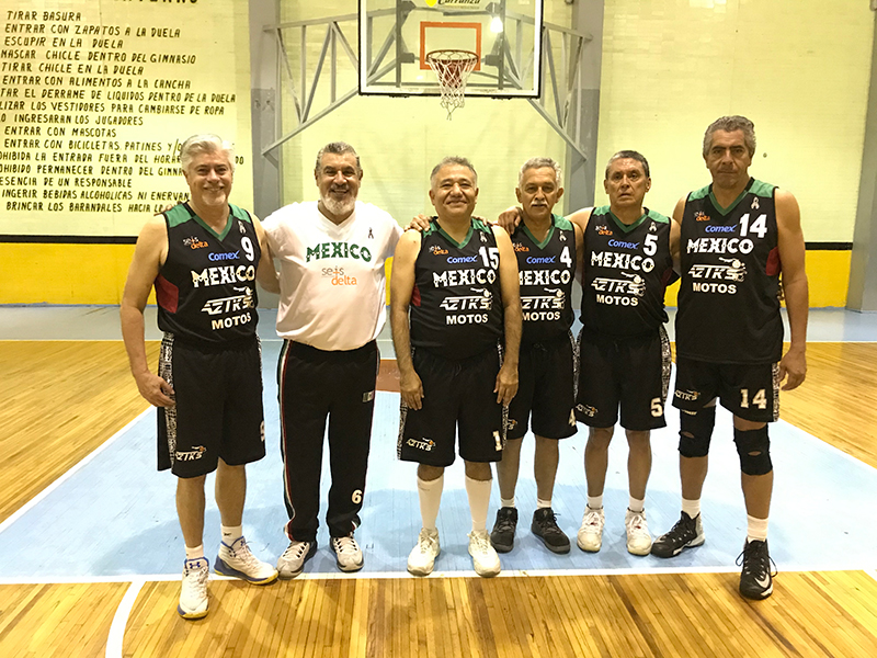 México presente en el Mundial de Maxibasquet