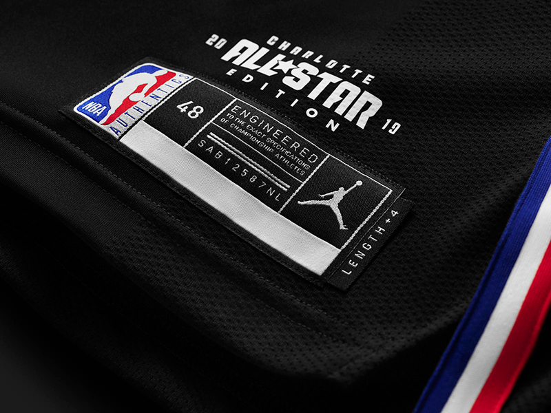 Los jerseys del NBA All-Star Game en Charlotte