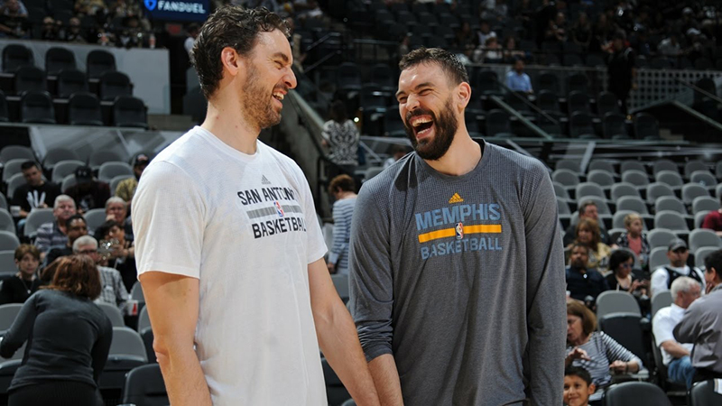 La catafixia de los hermanos Gasol