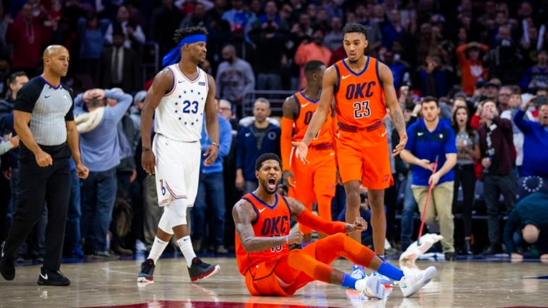 Sixers y Thunder una rivalidad que saca chispas