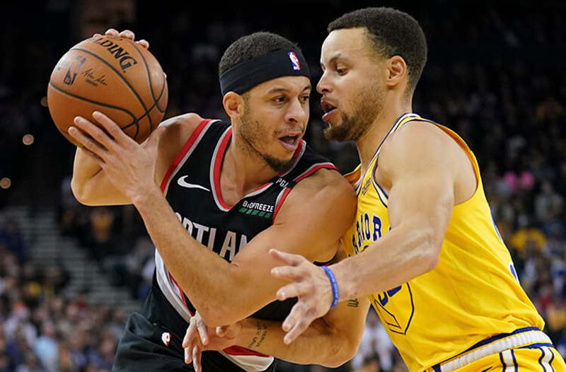 Los Blazers hicieron enojar a los Warriors