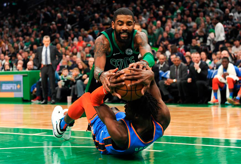 Kyrie Irving le puso un alto al Thunder