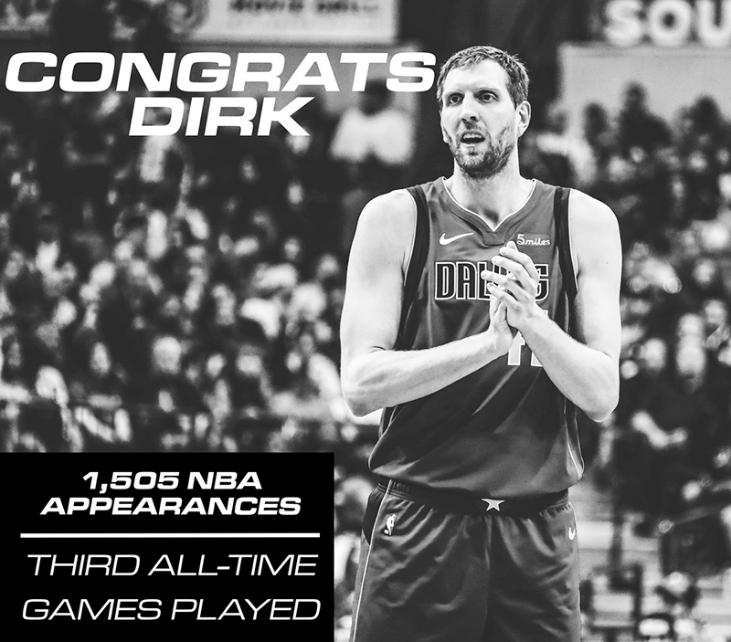 Dirk Nowitzki sigue haciendo historia