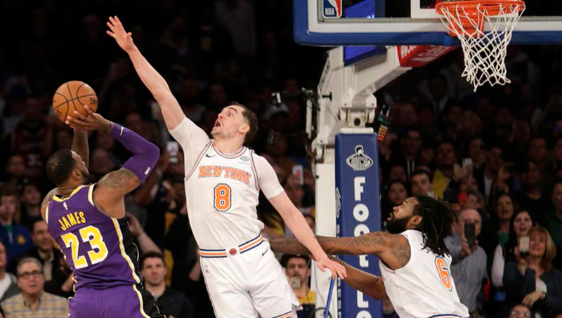 Los Knicks paran en seco a LeBron James