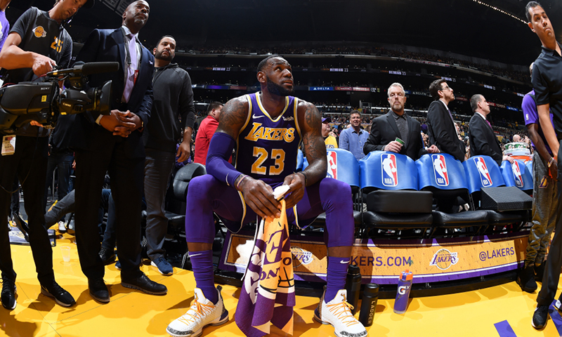 Una noche inolvidable para LeBron James