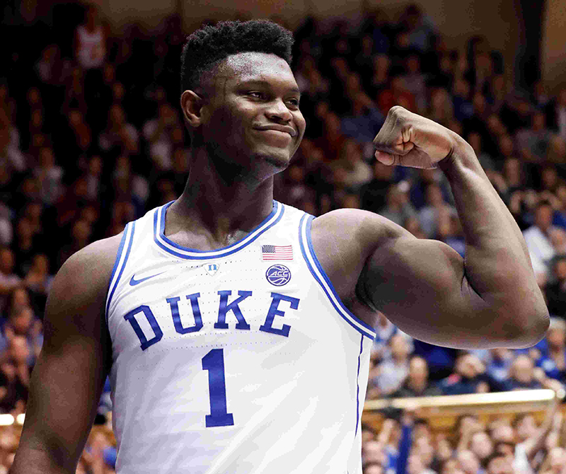 Zion Williamson es el Jugador del Año