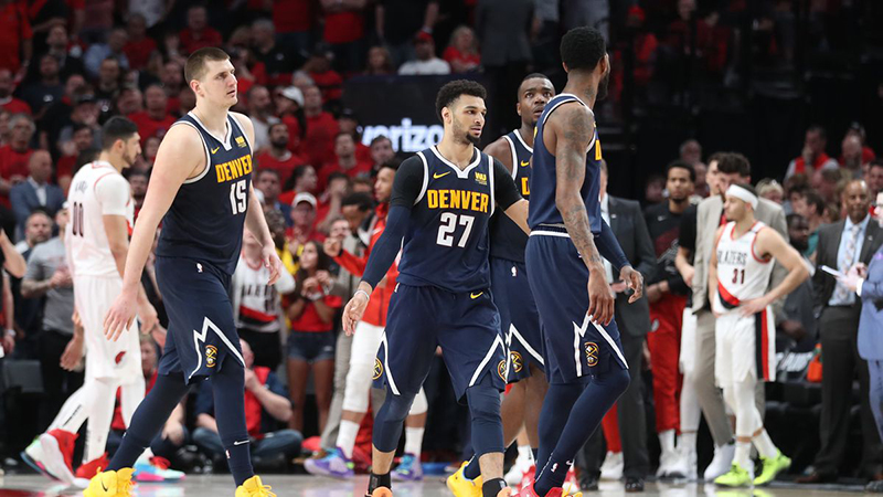 Nuggets y Blazers acostumbrados al drama