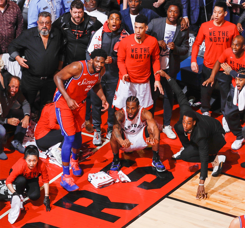 El final agónico entre Sixers y Raptors