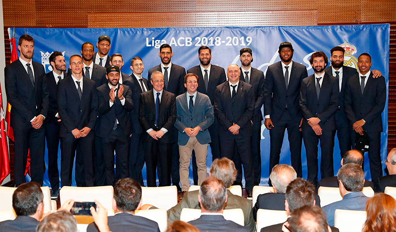 Recepción de campeones para el Madrid