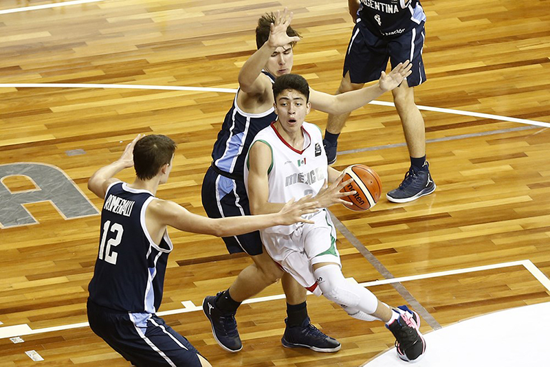 México le dio batalla a Argentina en el FIBA Americas U16