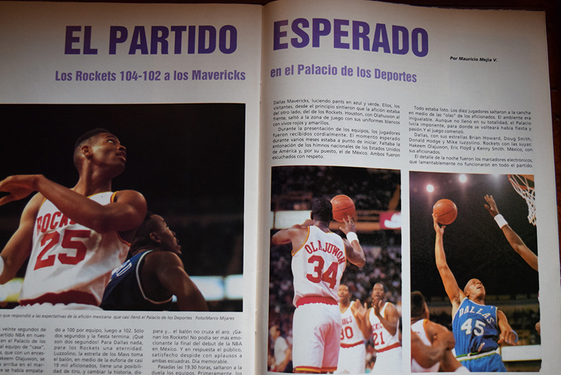 #TBTVB El partido esperado, exitoso debut de la NBA en México