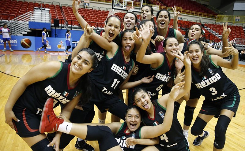 Las jóvenes mexicanas con paso perfecto en el Centrobasket U17
