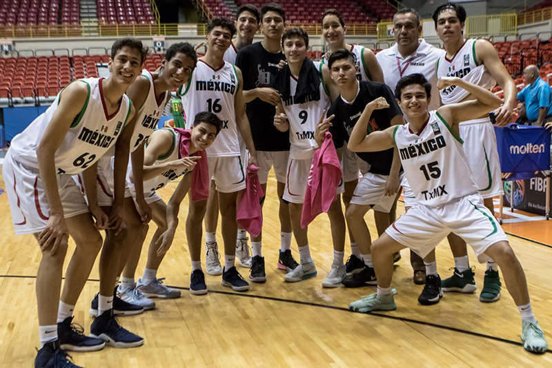 Debut contundente de México U17 en el Centrobasket