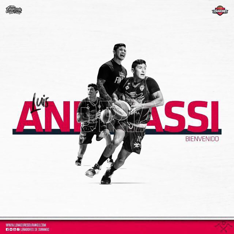 Luis Andriassi listo para su debut en la LNBP